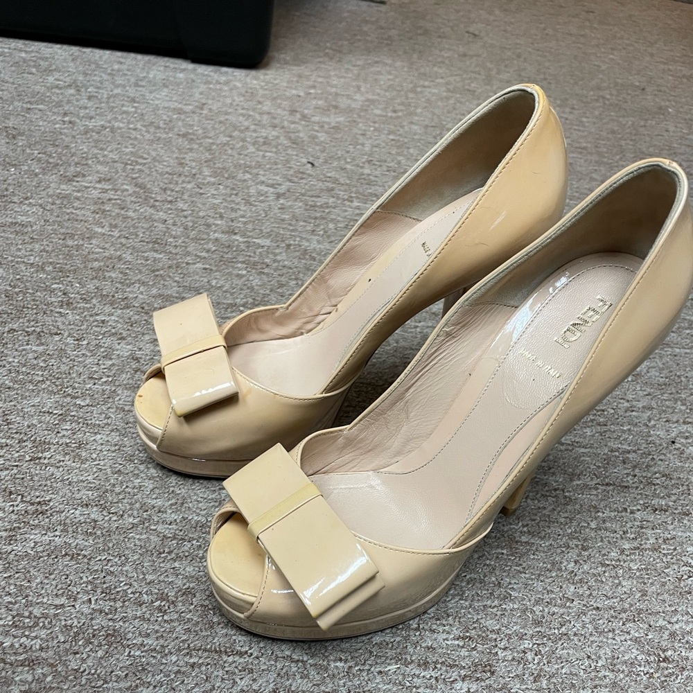 Fendi platform heels